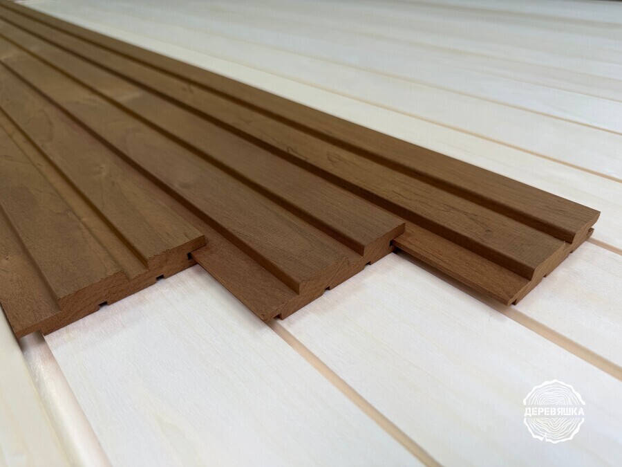 Вагонка ольха рейка ТЕРМО 15х90